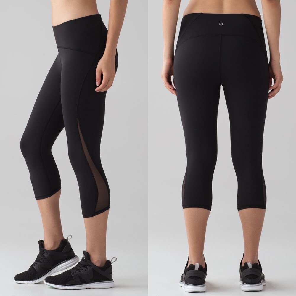 Lululemon Train Times Crop Black